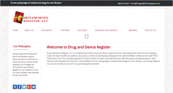 Desktop Screenshot of druganddeviceregister.com