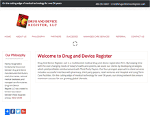 Tablet Screenshot of druganddeviceregister.com